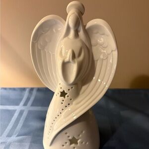 Yankee Candle All is Bright White Ceramic Angel Figurine